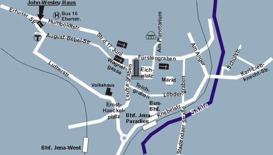 Stadtplan Jena